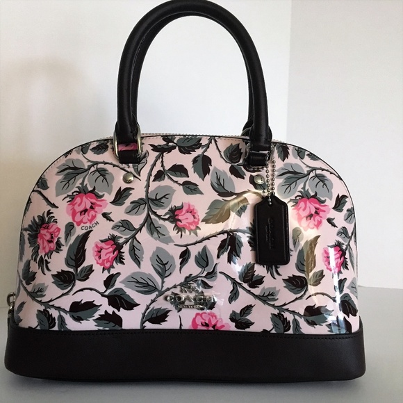 Coach Patent Mini Sierra Crossbody - Sleeping Rose - Picture 6 of 8